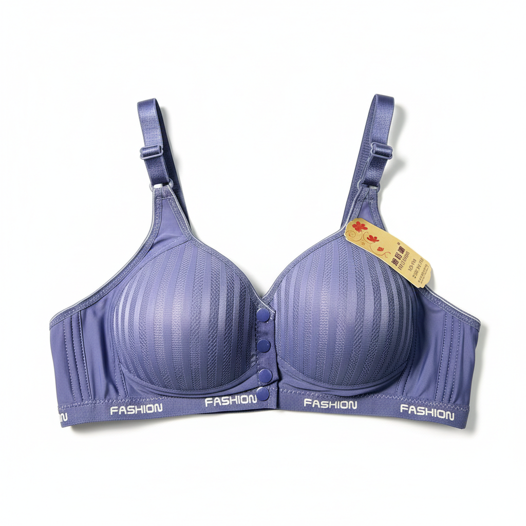 Ultra-Comfort Padded Button Bra — Perfect Fit, Perfect Style!