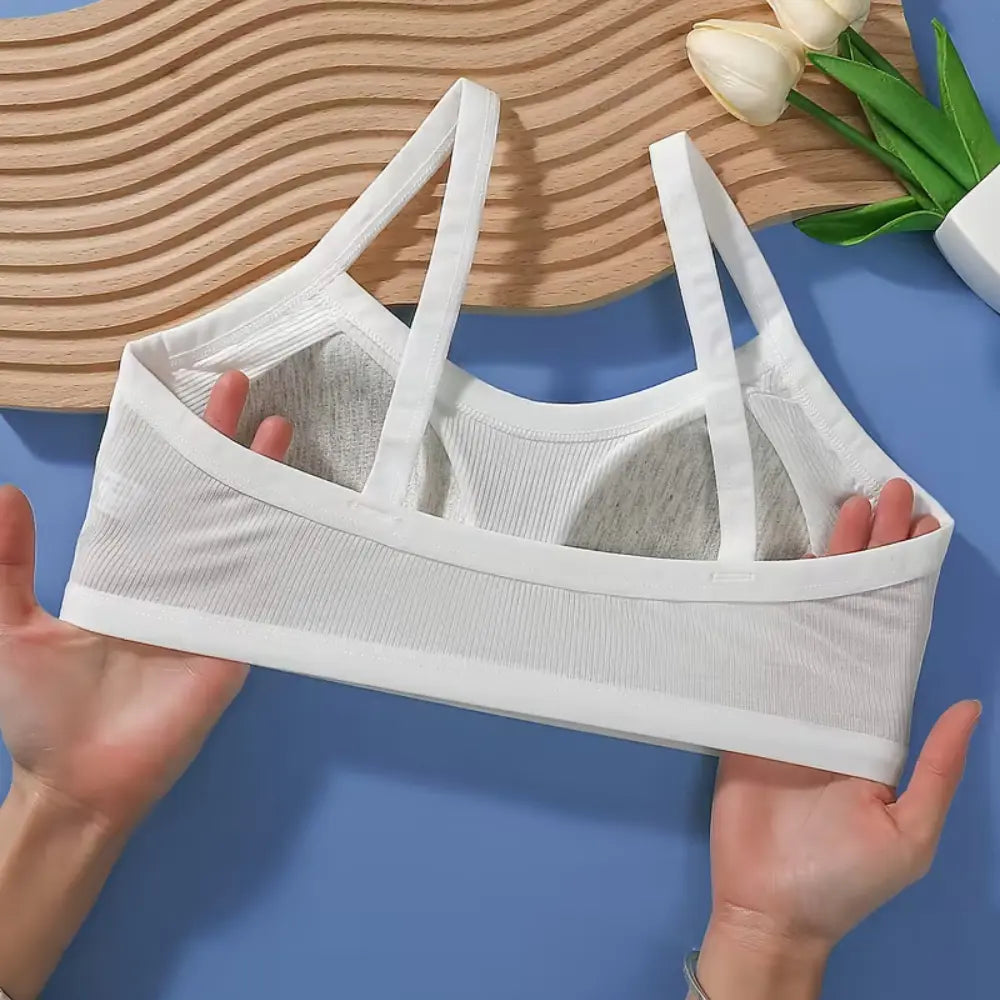 Padded Pack Of 3 Teenage Girls Cotton Training Bra –  Steel-Free Bra, Everyday Comfort