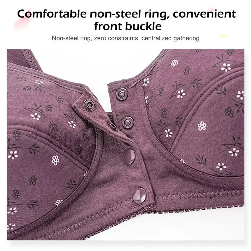 Front Open Button Bra – Non Padded & Non Wired | Size 32-46 | Shoppingwears