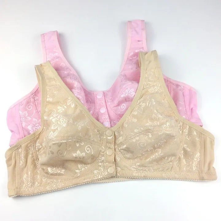 Front Open Button Bra – Non Padded & Non Wired | Size 32-46 | Shoppingwears