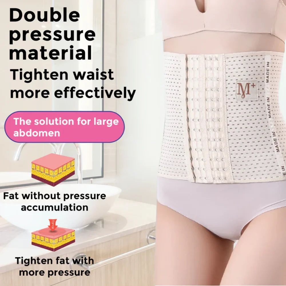 Shaping Belt for Ladies M+ Letter Pattern Three-Breasted Body