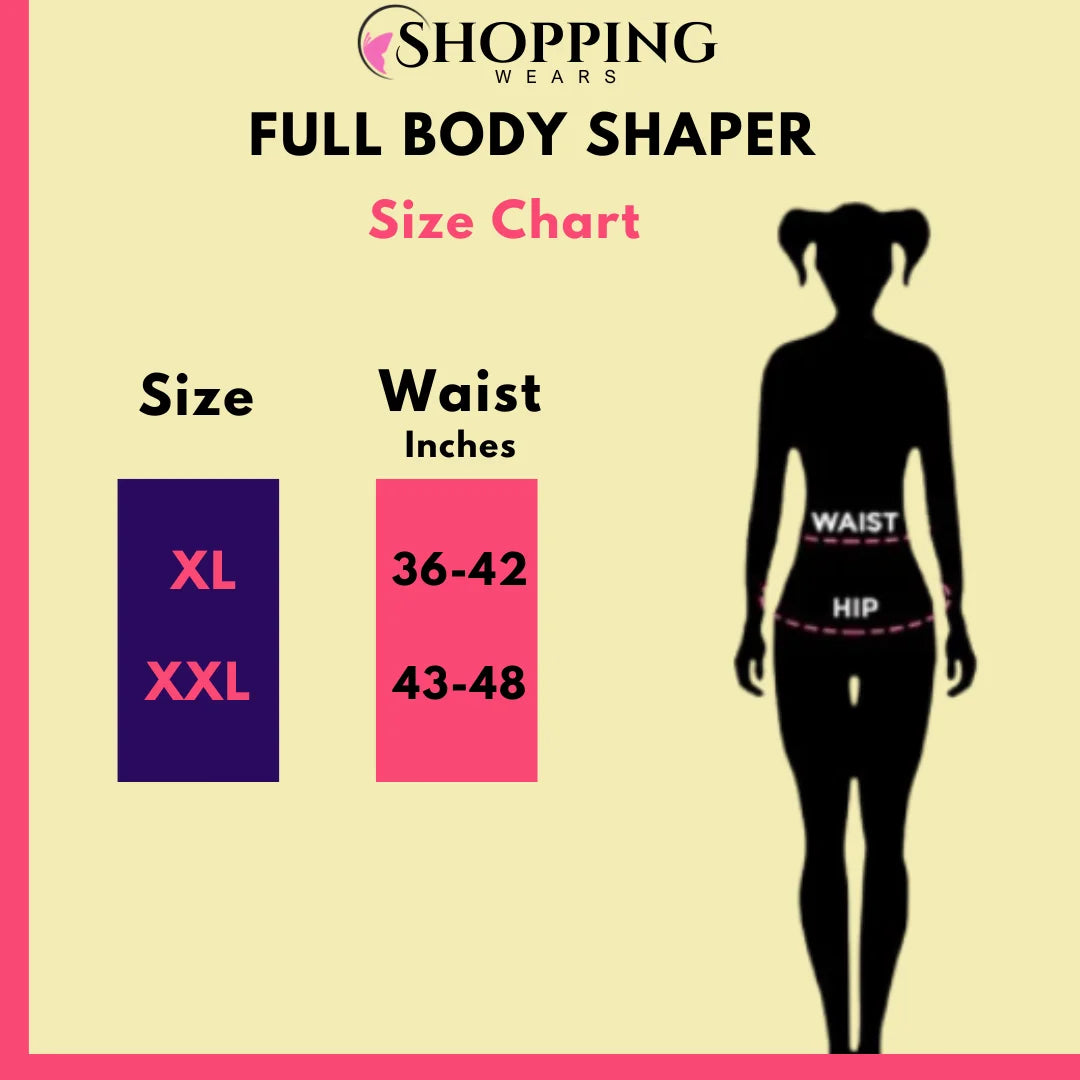 Full Body Shaper For Women - Imported 100% Original Slimming Bodysuit Full Body Shapewear