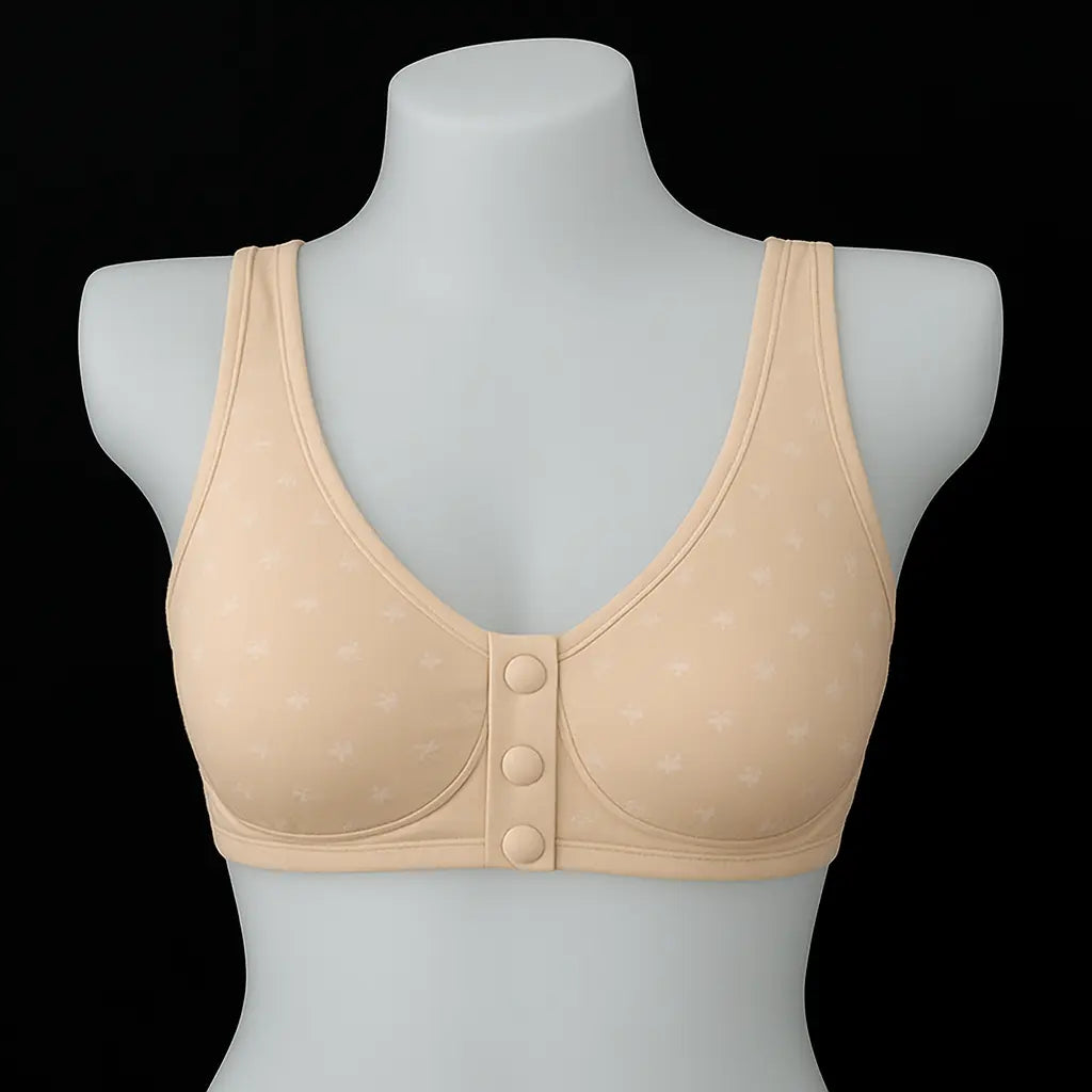 Soft Front-Open Comfort Bra – Daily Wear | Easy Closure | Breathable & Supportive Fit