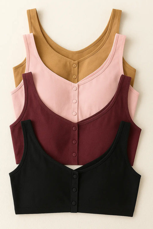 Imported Front Open Button Bra | Limited Stock