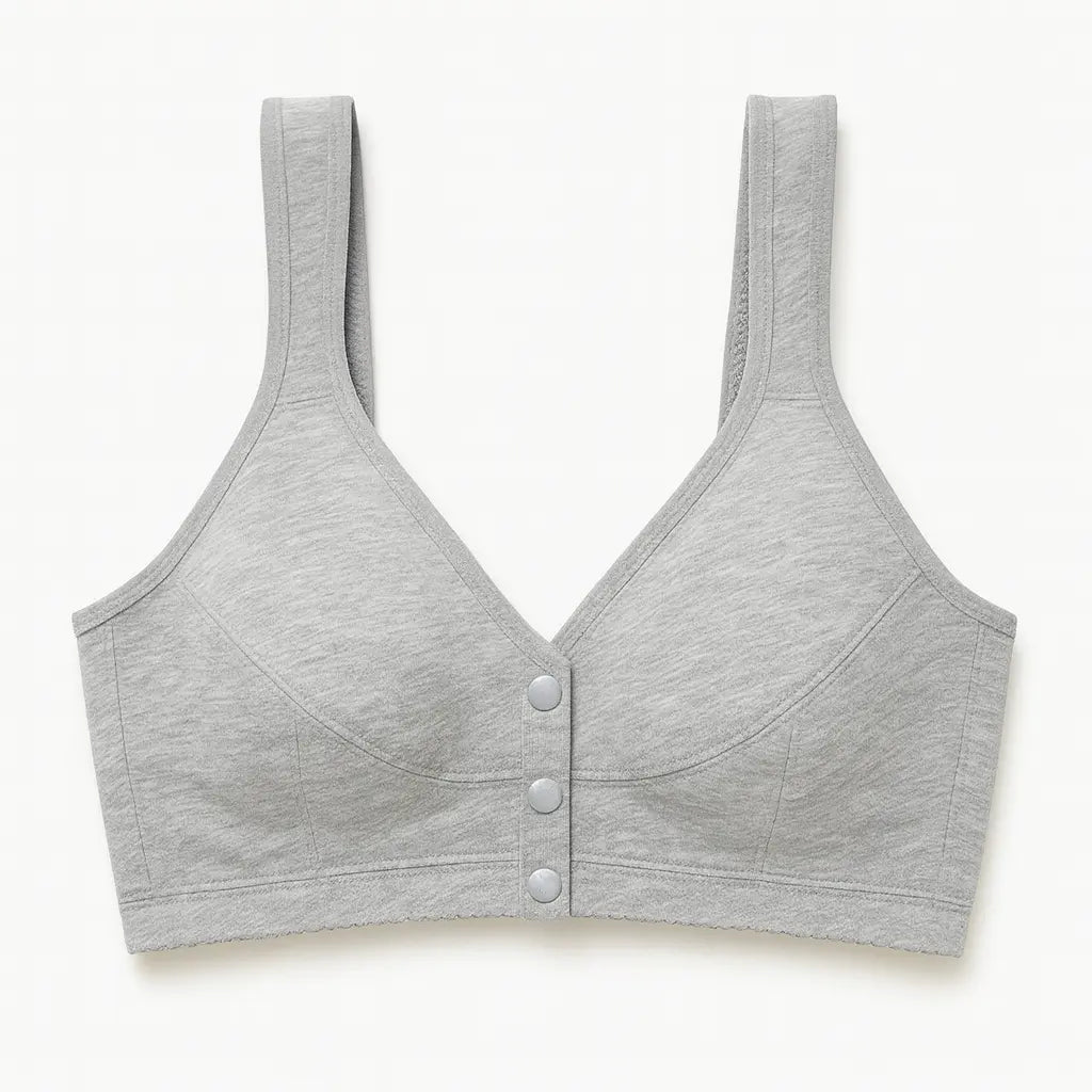 Winter Button Bra for Women – Non-Wired Front Button Design