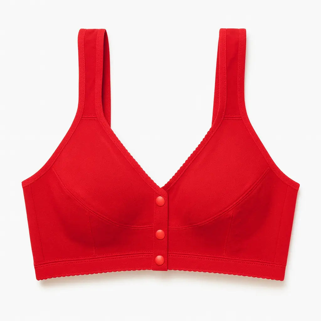 Winter Button Bra for Women – Non-Wired Front Button Design