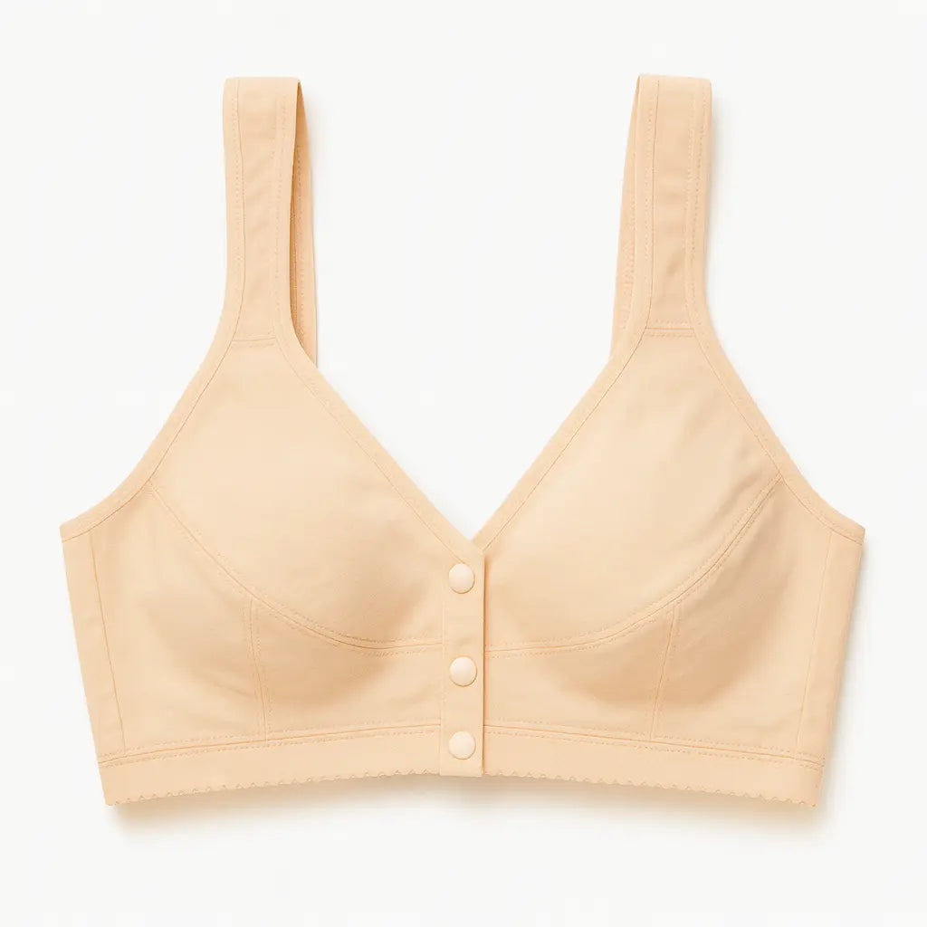 Winter Button Bra for Women – Non-Wired Front Button Design