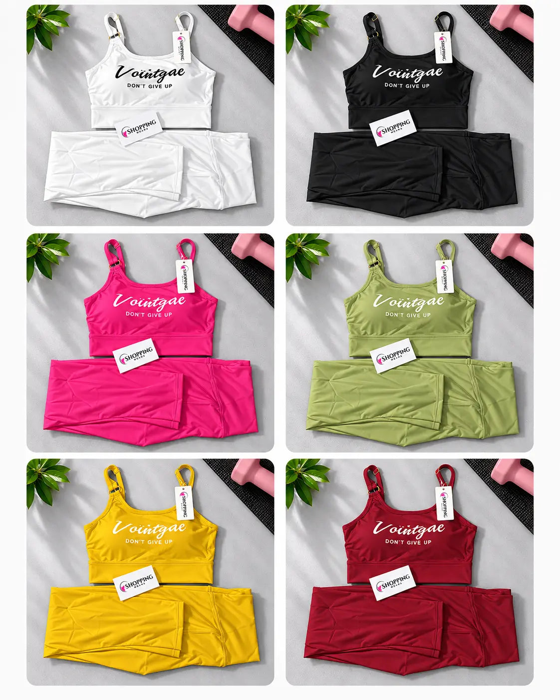 Women’s 2 Piece Gym Set in Pakistan – Sports Crop Top & High-Waist Leggings | Shoppingwears