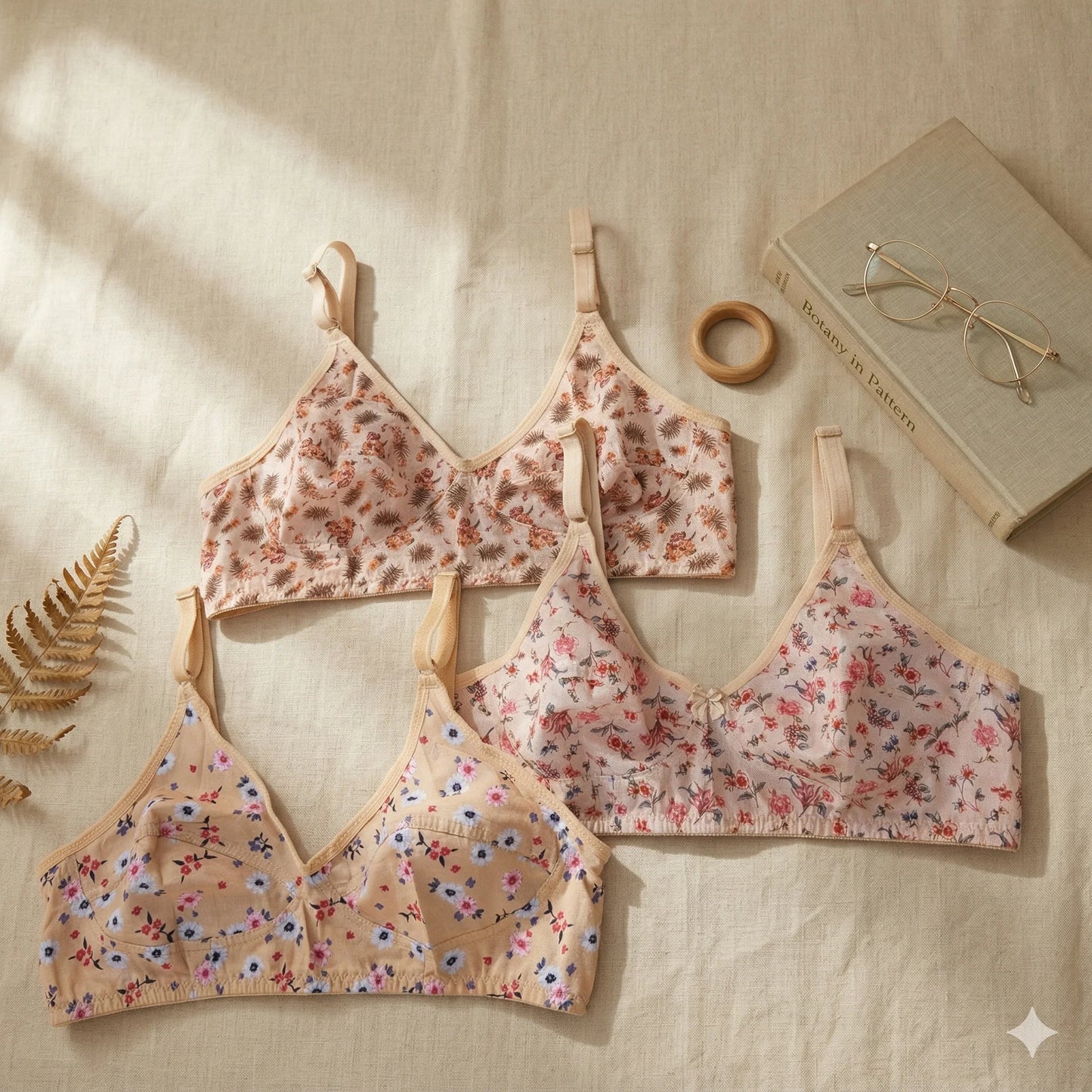 Pack of 3 Very Fine Quailty Lawn Bra's
