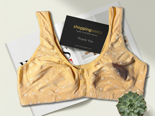 New Front Open Cotton Comfort Bra – Breathable Daily Wear (No Hook Hassle)