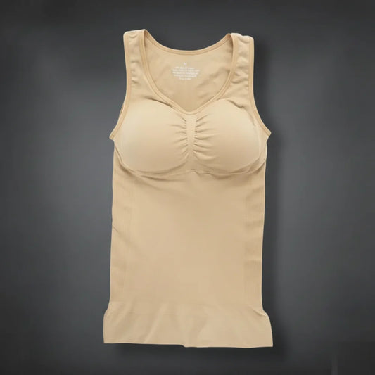 Women Tummy Control Camisole With Built In Bra |  Breathable & Stretchable