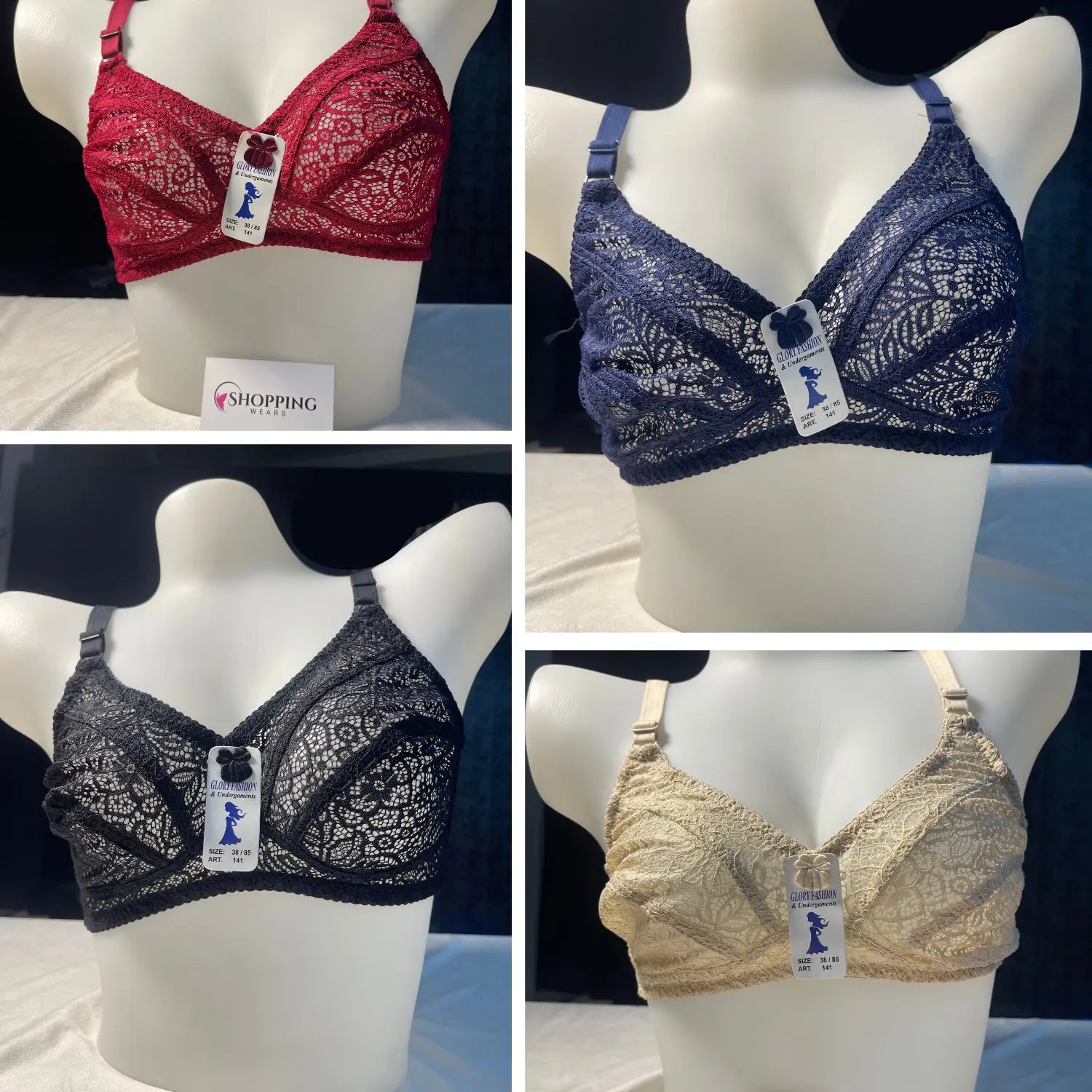 Full Net Bra with adjustable shoulder straps
