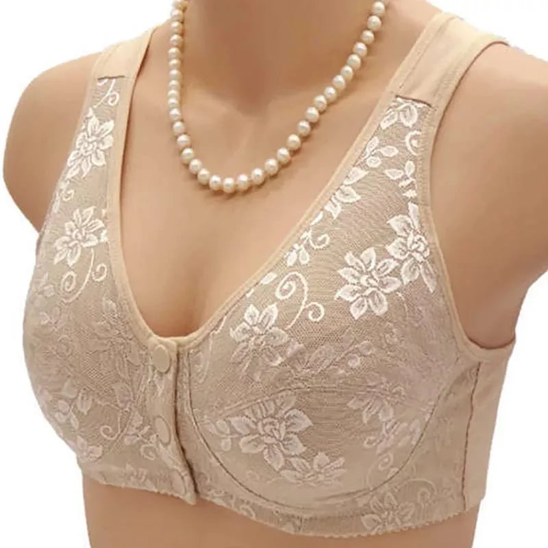 Front Open Button Bra – Non Padded & Non Wired | Size 32-46 | Shoppingwears