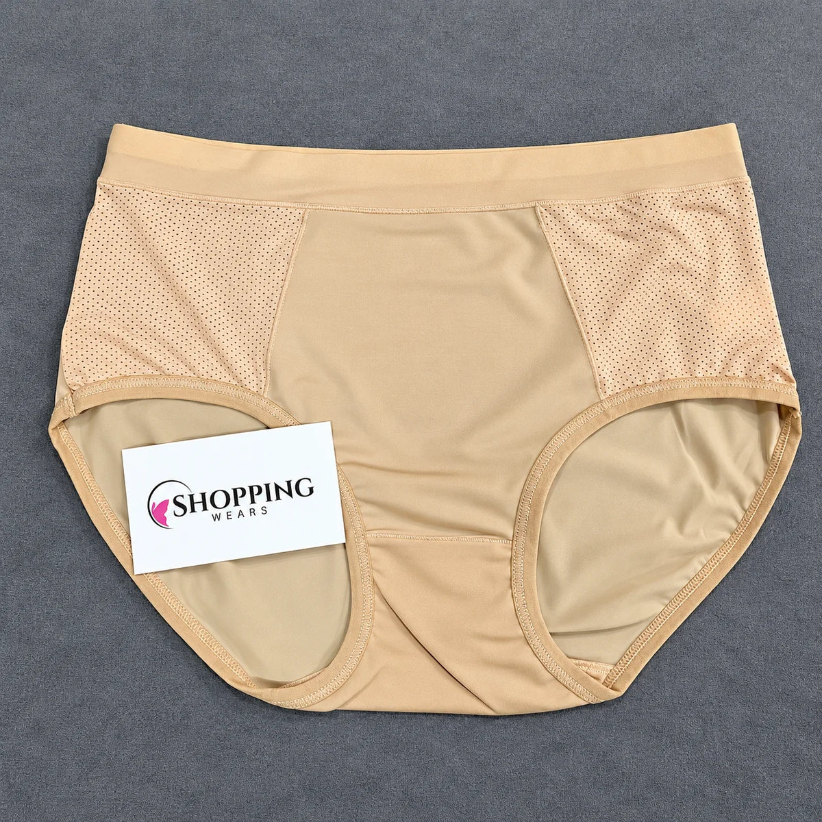 Breathable Mesh Side Panel Detail on Women's Panties