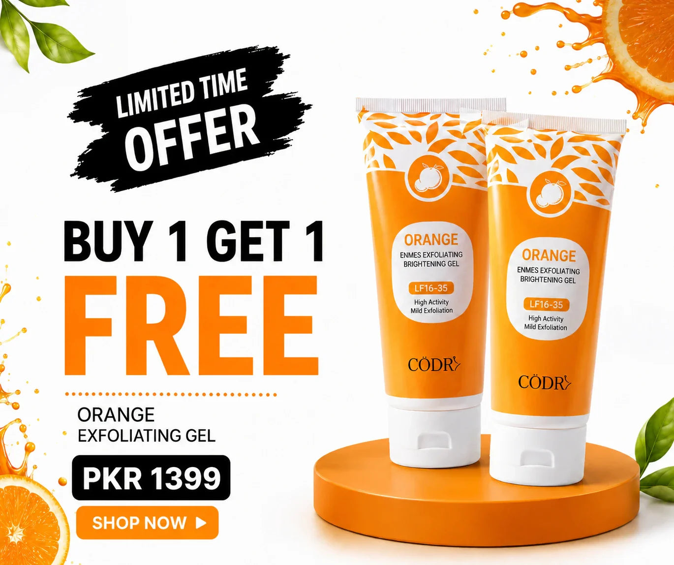 CODRA Orange Enzyme Exfoliating Face Gel in Pakistan