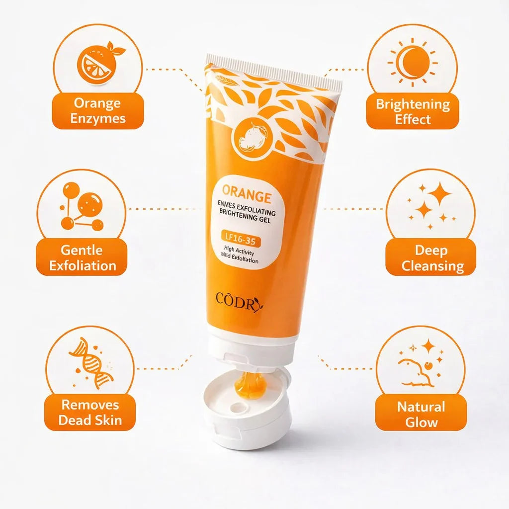 CODRA Orange facial scrub and exfoliating gel in Pakistan