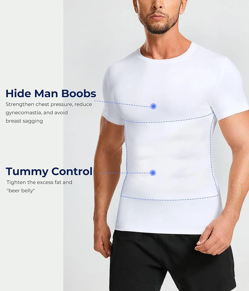 Sleeveless compression undershirt for men