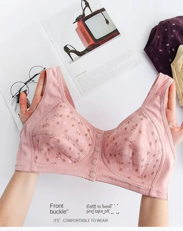 Front Open Button Bra – Non Padded & Non Wired | Size 32-46 | Shoppingwears