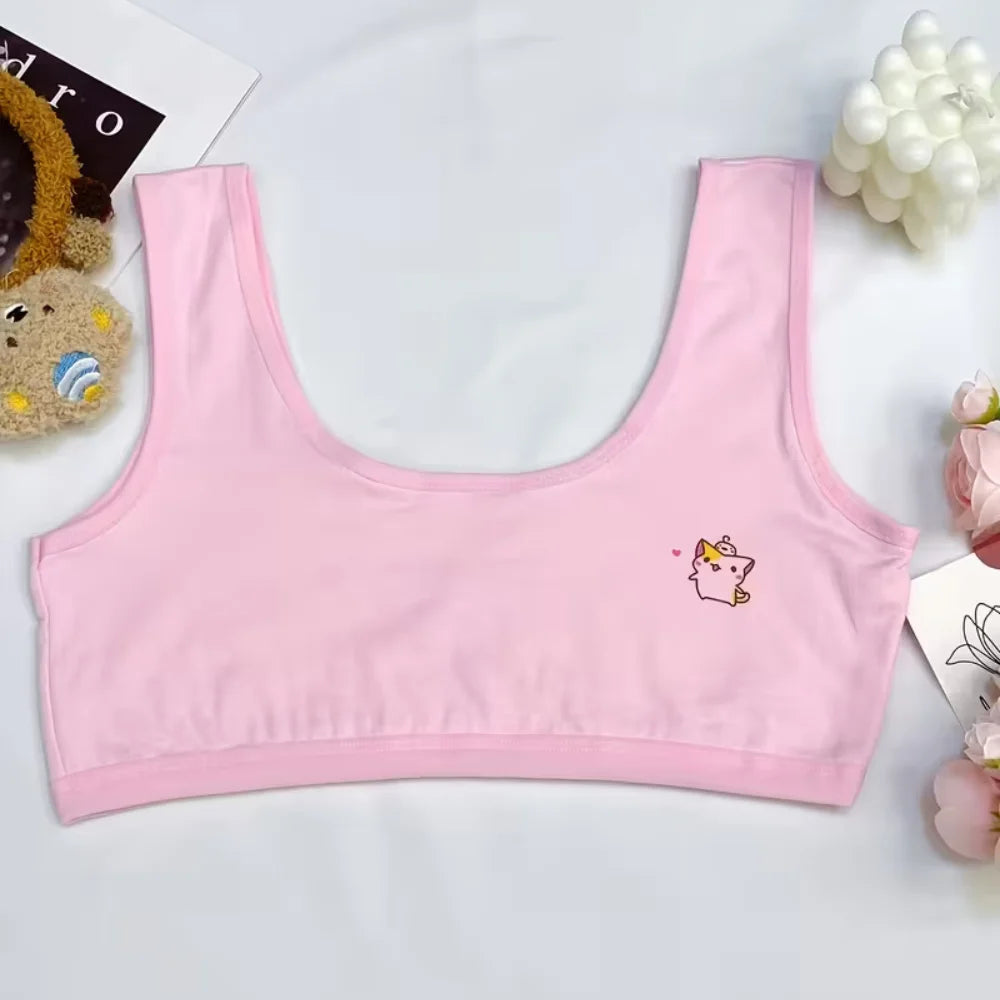 Cotton Training Bra Fabric Detail