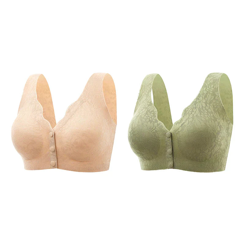 Front Open Lace Bra for Women – Button Closure Bra | Shoppingwears