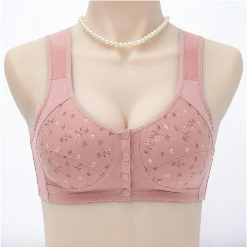 Front Open Button Bra – Non Padded & Non Wired | Size 32-46 | Shoppingwears