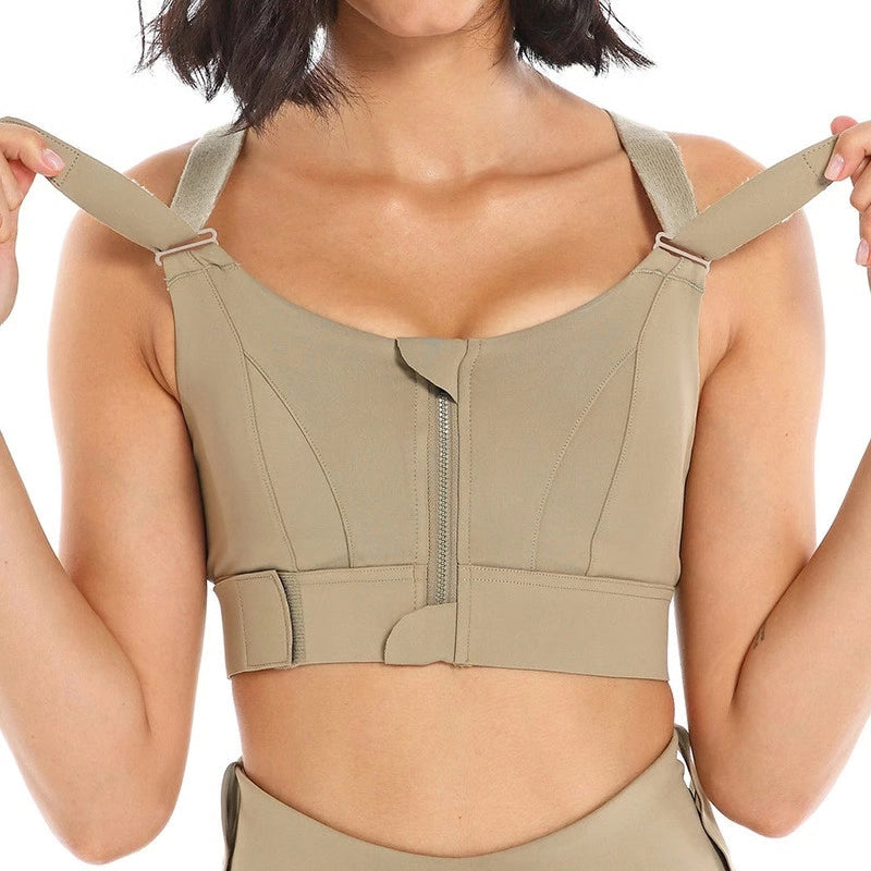 Front Zip Sports Bra for Women in Pakistan