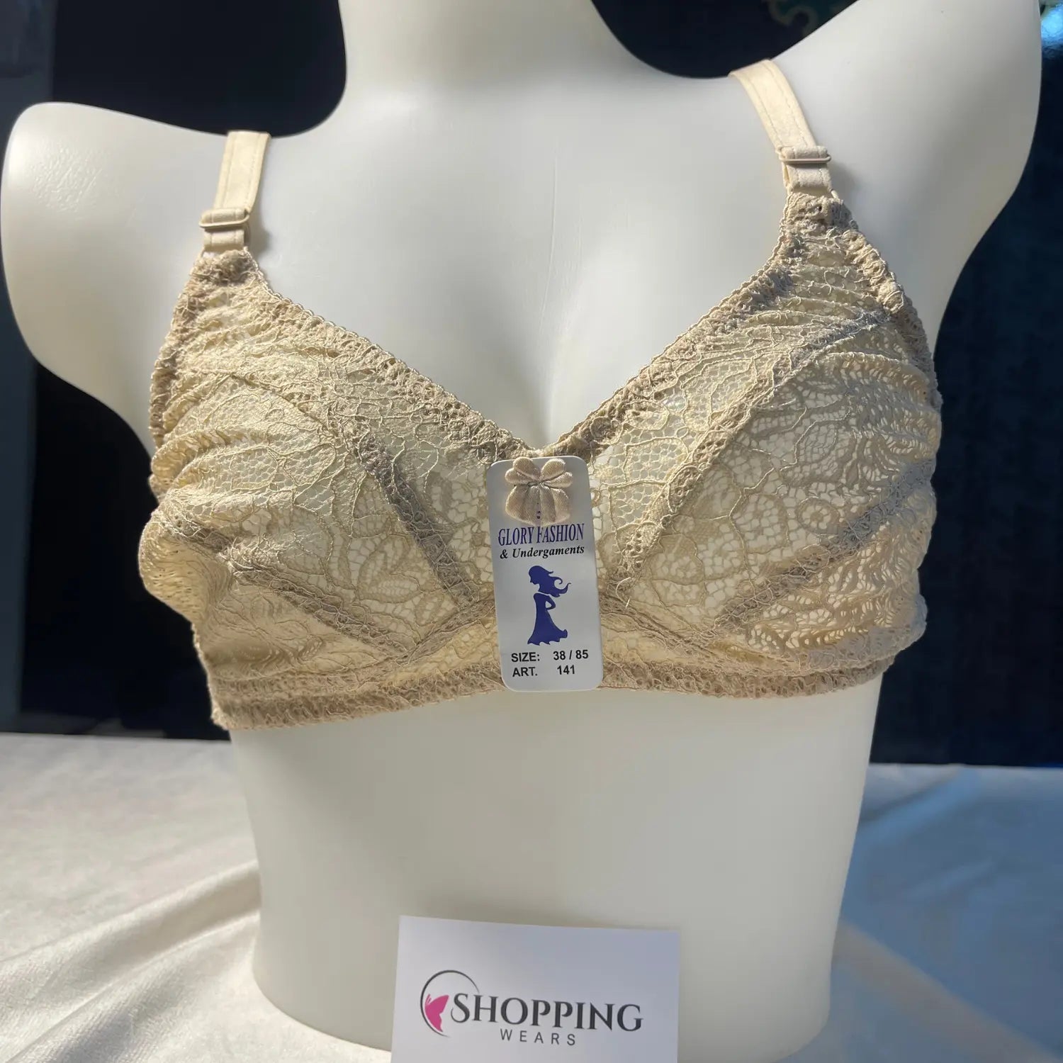Floral Net Bra for Women