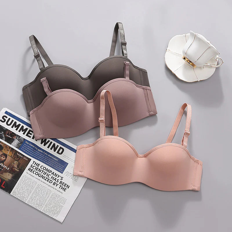 Smooth Half Cup Wired Pushup Bra