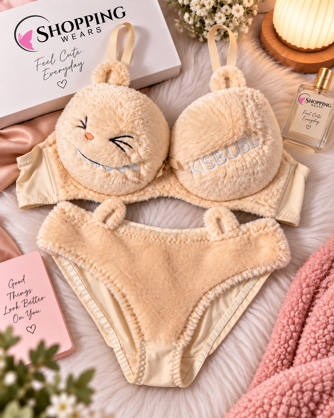 Ladies Furry Padded Bra in Pakistan
