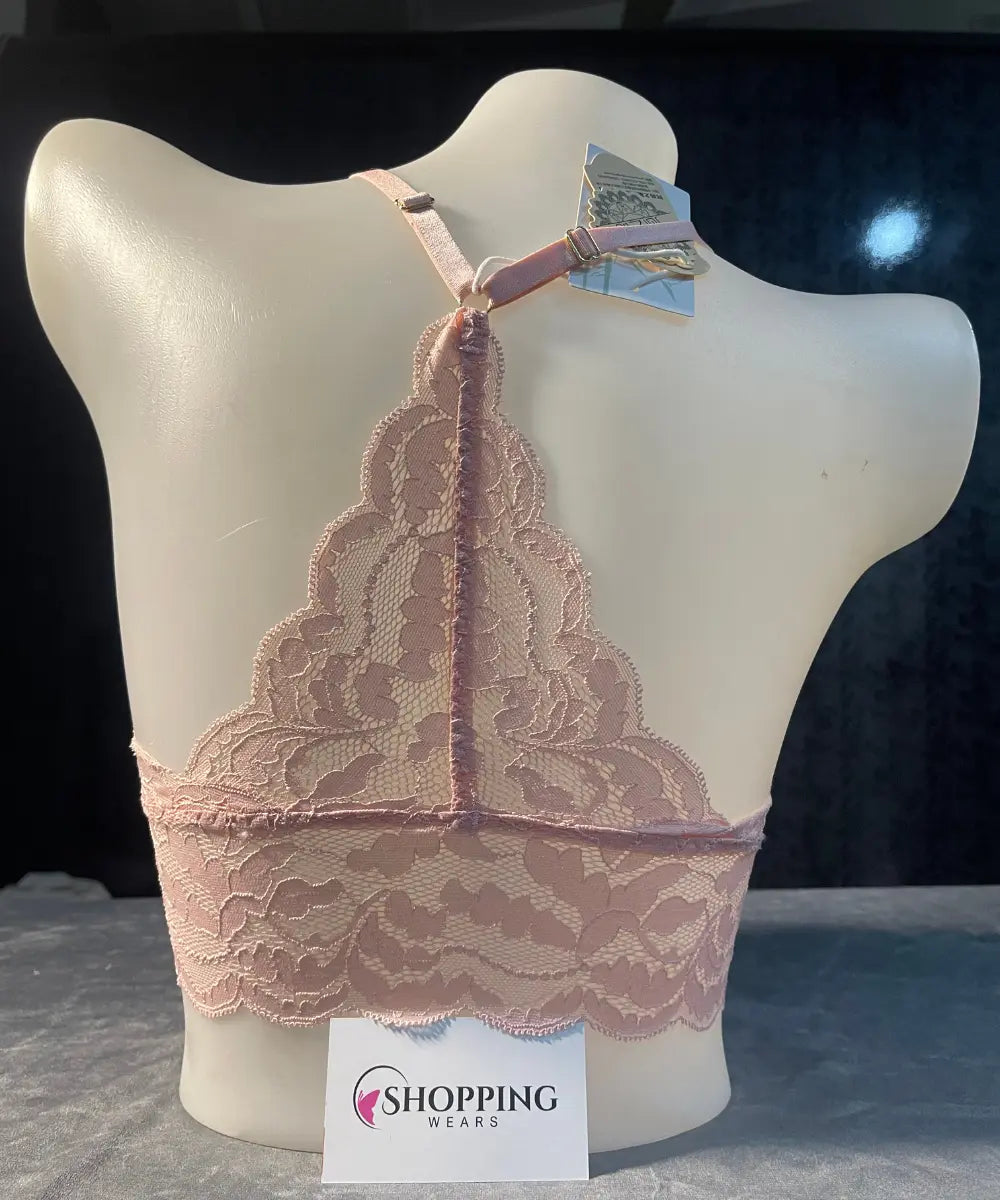Net Bra for Women with Adjustable Shoulder Straps Back View