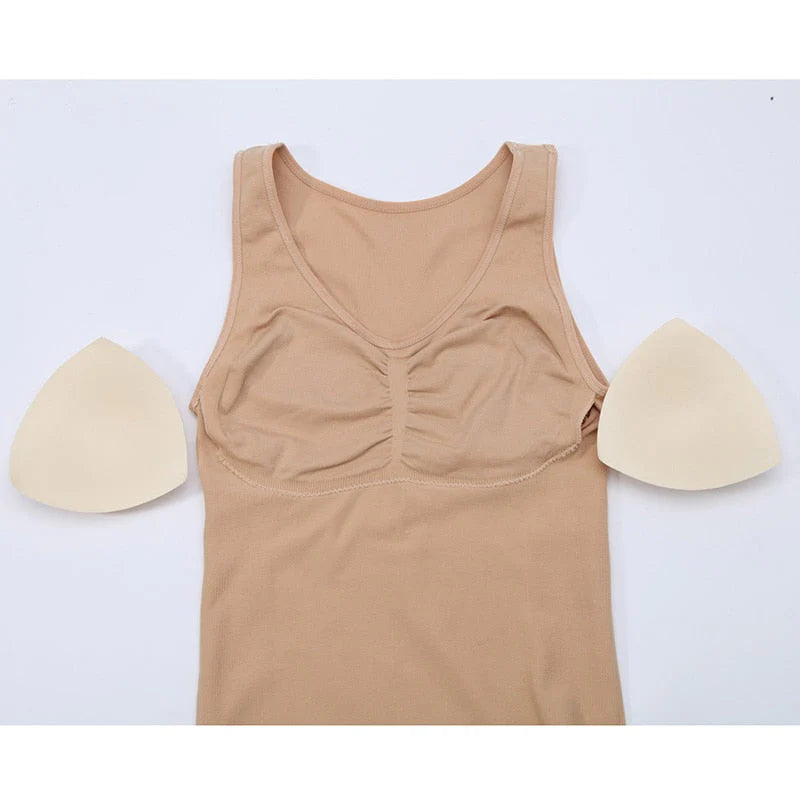 Women Support Camisole with Built-In Bra | Soft, Breathable & Stretchable