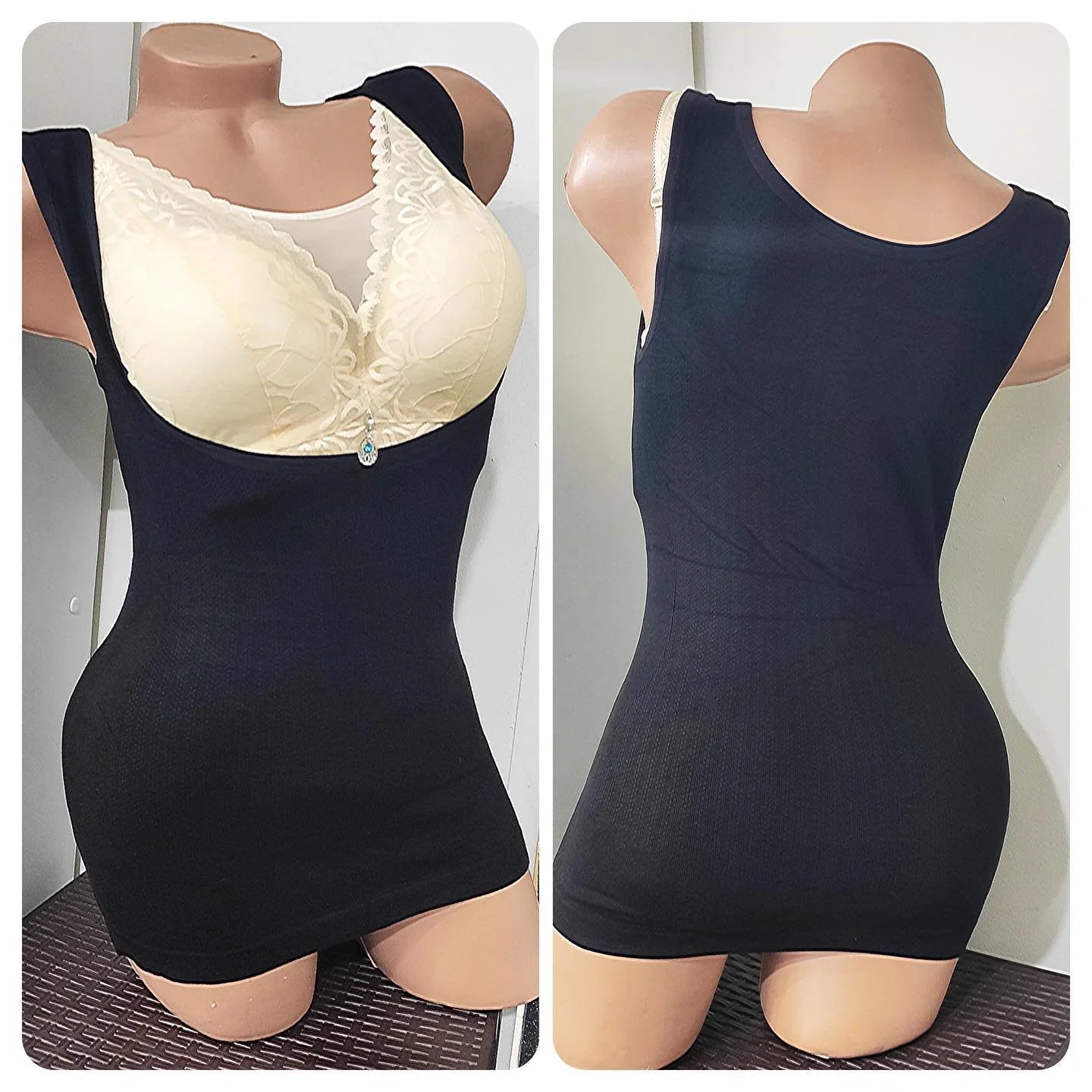 Front view of Seamless Body Shaper Vest