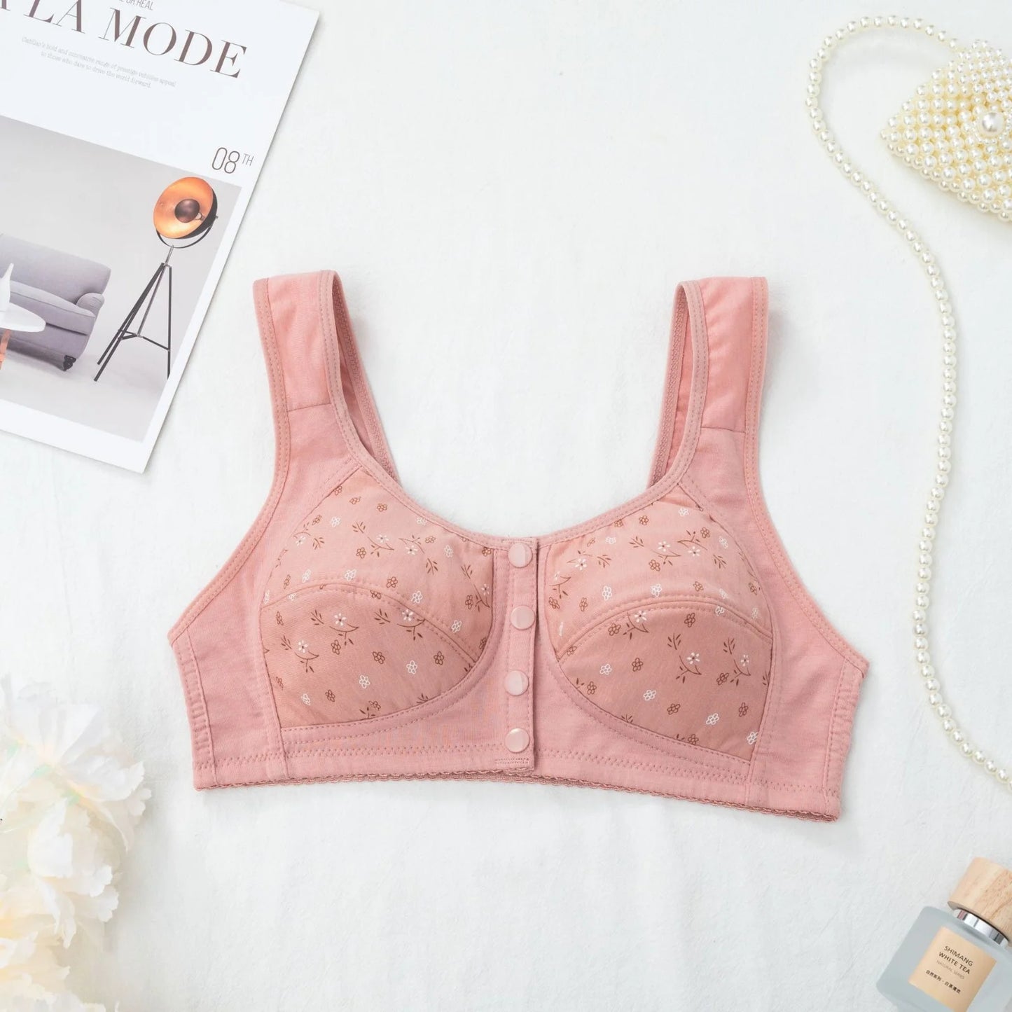 Front Open Button Bra – Non Padded & Non Wired | Size 32-46 | Shoppingwears