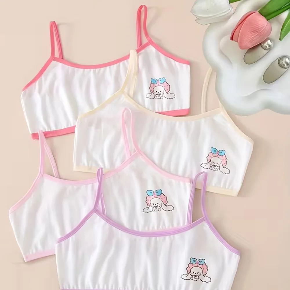 Thin Strap Training Bra for Teenage Girls